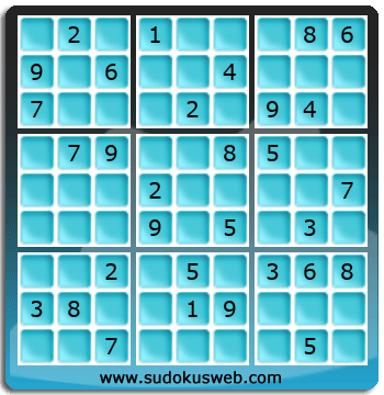 Sudoku von mittelmässiger höhe