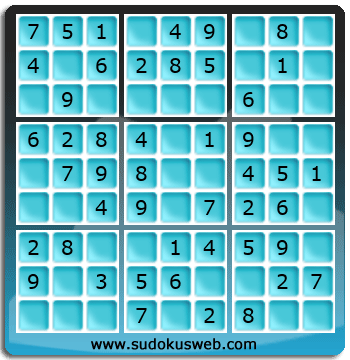 Sudoku von sehr einfacher höhe