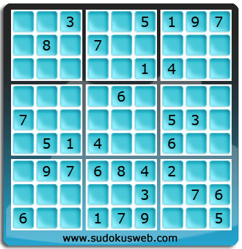 Sudoku von mittelmässiger höhe