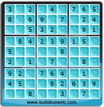 Sudoku de Nivel Muy Fácil Sudoku de Nivel Muy Fácil