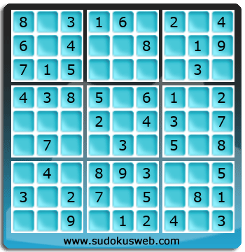 Sudoku de Niveau Très Facile Sudoku de Niveau Très Facile