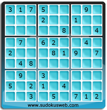 Sudoku von mittelmässiger höhe