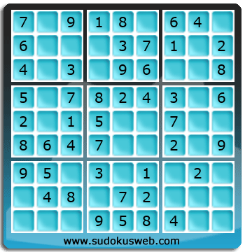 Sudoku de Nivel Muy Fácil Sudoku de Nivel Muy Fácil