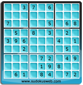 Sudoku von mittelmässiger höhe