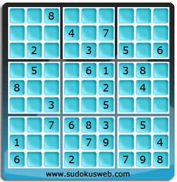 Sudoku von mittelmässiger höhe