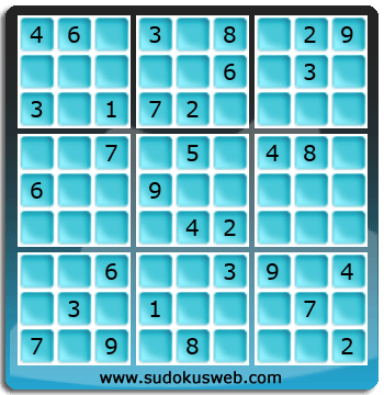 Sudoku von mittelmässiger höhe