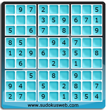 Sudoku de Niveau Très Facile Sudoku de Niveau Très Facile