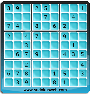 Sudoku von einfacher höhe