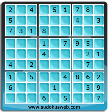 Sudoku von einfacher höhe