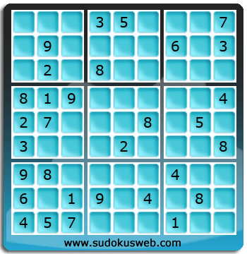 Sudoku von mittelmässiger höhe