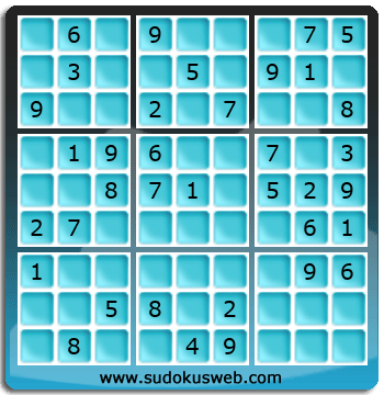Sudoku de Niveau Facile Sudoku de Niveau Facile