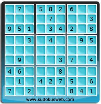 Sudoku von einfacher höhe