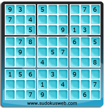 Sudoku von mittelmässiger höhe