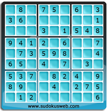 Sudoku von sehr einfacher höhe