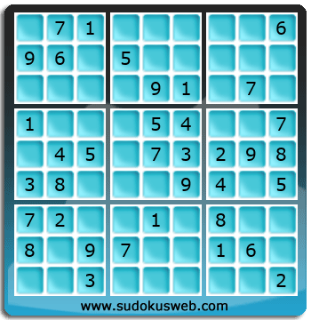 Sudoku von einfacher höhe