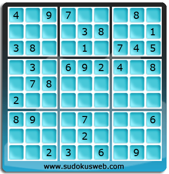 Sudoku von mittelmässiger höhe