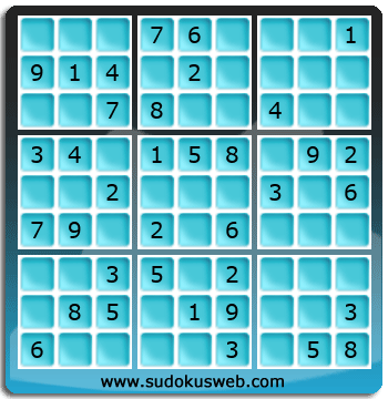 Sudoku von einfacher höhe