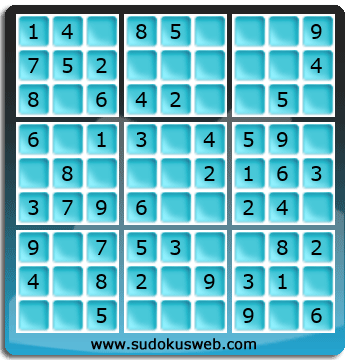 Sudoku de Niveau Très Facile Sudoku de Niveau Très Facile
