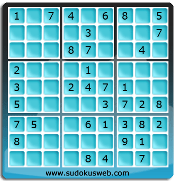Sudoku de Niveau Facile Sudoku de Niveau Facile