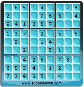 Sudoku de Niveau Très Facile Sudoku de Niveau Très Facile