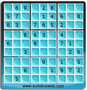 Sudoku von einfacher höhe