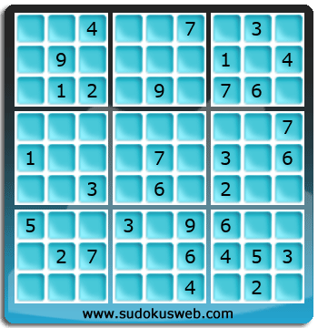 Sudoku von mittelmässiger höhe