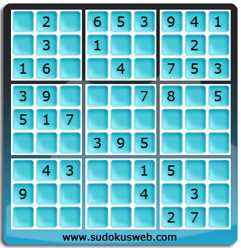 Sudoku von einfacher höhe