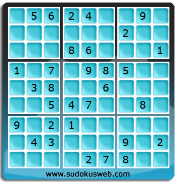 Sudoku von mittelmässiger höhe