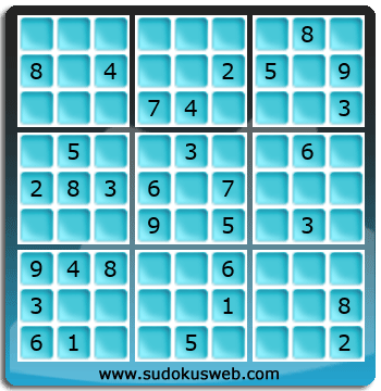 Sudoku von mittelmässiger höhe Sudoku von mittelmässiger höhe