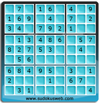 Sudoku de Niveau Très Facile Sudoku de Niveau Très Facile