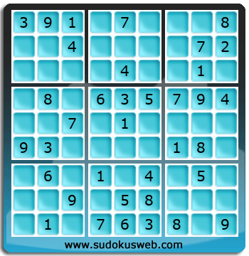 Sudoku de Niveau Facile Sudoku de Niveau Facile