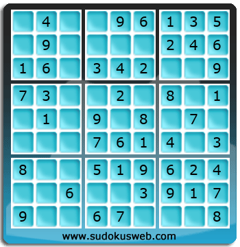 Sudoku de Niveau Très Facile Sudoku de Niveau Très Facile