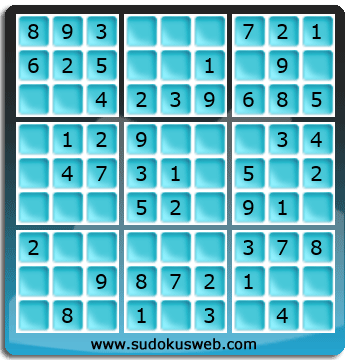 Sudoku de Nivell Molt Fàcil Sudoku de Nivell Molt Fàcil