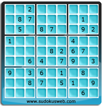 Sudoku von mittelmässiger höhe Sudoku von mittelmässiger höhe