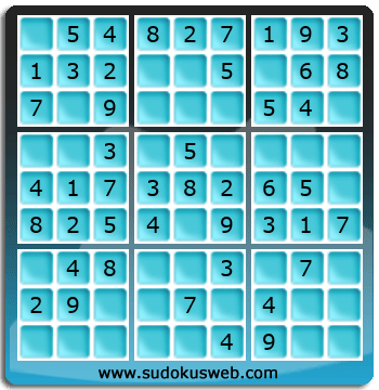 Sudoku de Niveau Très Facile Sudoku de Niveau Très Facile