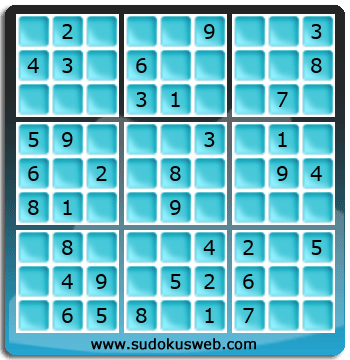 Sudoku de Niveau Facile Sudoku de Niveau Facile