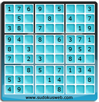 Sudoku de Niveau Très Facile Sudoku de Niveau Très Facile