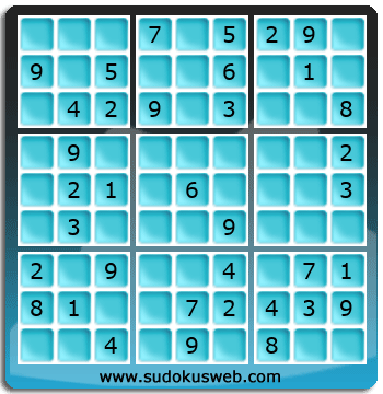 Sudoku de Niveau Facile Sudoku de Niveau Facile
