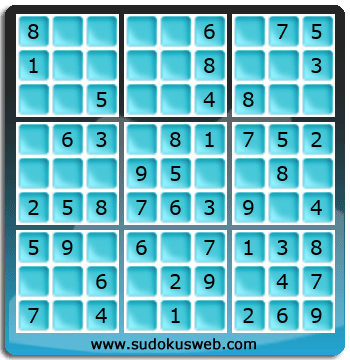 Sudoku de Nivell Molt Fàcil Sudoku de Nivell Molt Fàcil