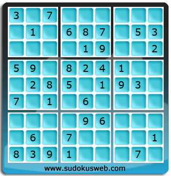 Sudoku de Niveau Facile Sudoku de Niveau Facile