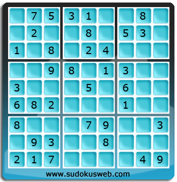 Sudoku von einfacher höhe Sudoku von einfacher höhe
