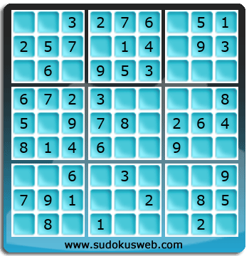 Sudoku de Nivel Muy Fácil