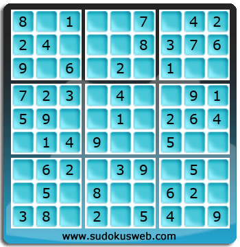 Sudoku de Niveau Très Facile