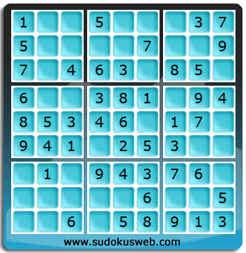 Sudoku de Nivell Molt Fàcil