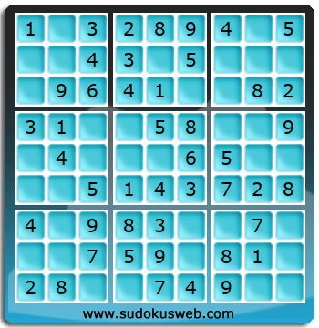 Sudoku de Niveau Très Facile