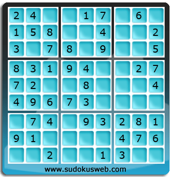 Very Easy Level Sudoku