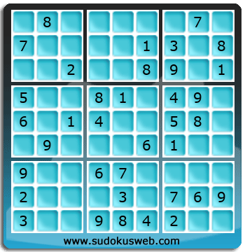 Sudoku von einfacher höhe