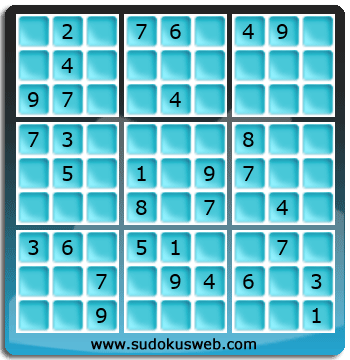 Sudoku von mittelmässiger höhe