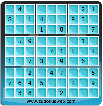 Sudoku von einfacher höhe