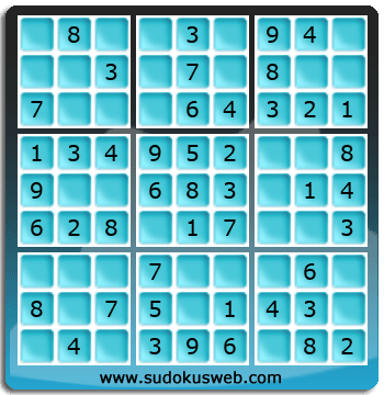 Sudoku de Niveau Très Facile Sudoku de Niveau Très Facile